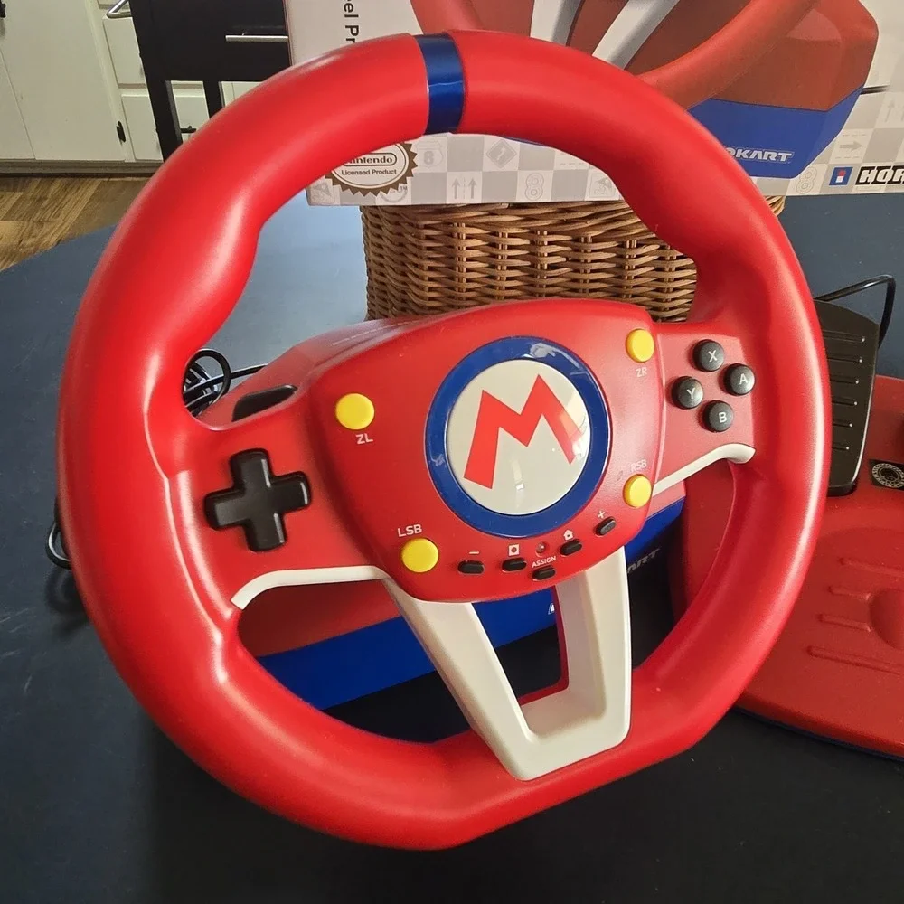 Hori NSW-204U Mario Kart Racing Wheel Pro Mini for Nintendo Switch